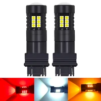 2pcs 1156 p21w led ba15s py21w bau15s white bulb 7443 t20 w215w p277w led 1157 bay15d p215w lamp for auto turn signal lights