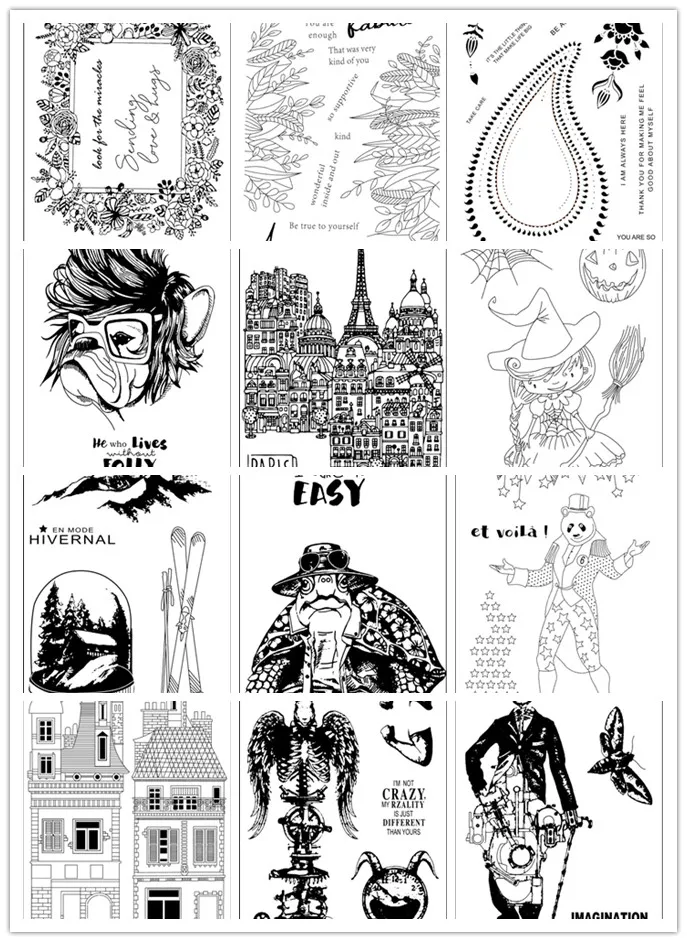 Прозрачная силиконовая печать/уплотнение волшебного замка 11x16 для