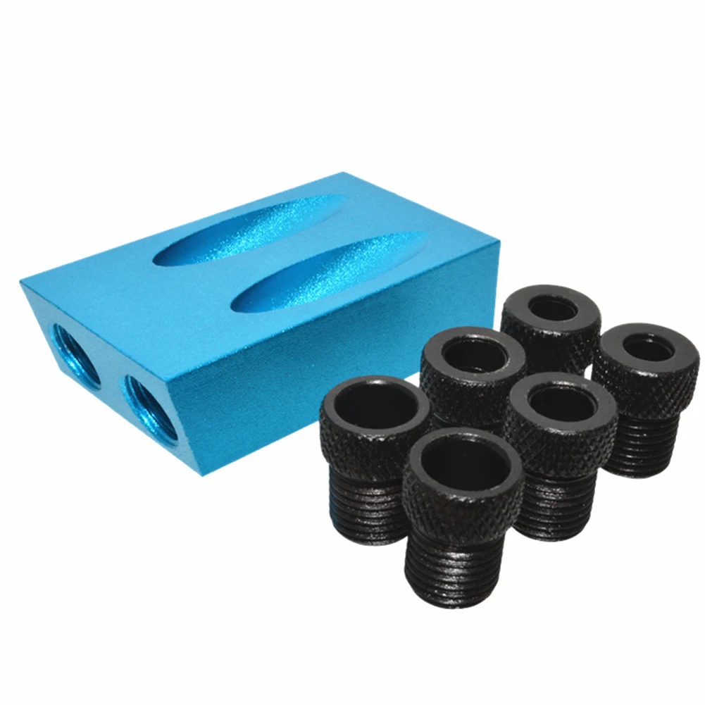 

15Pcs Oblique Hole Drill Angle Locator Bits Guide Clamp Locator Set Kits Woodwork Hole Jig Hand Tools for Carpentry