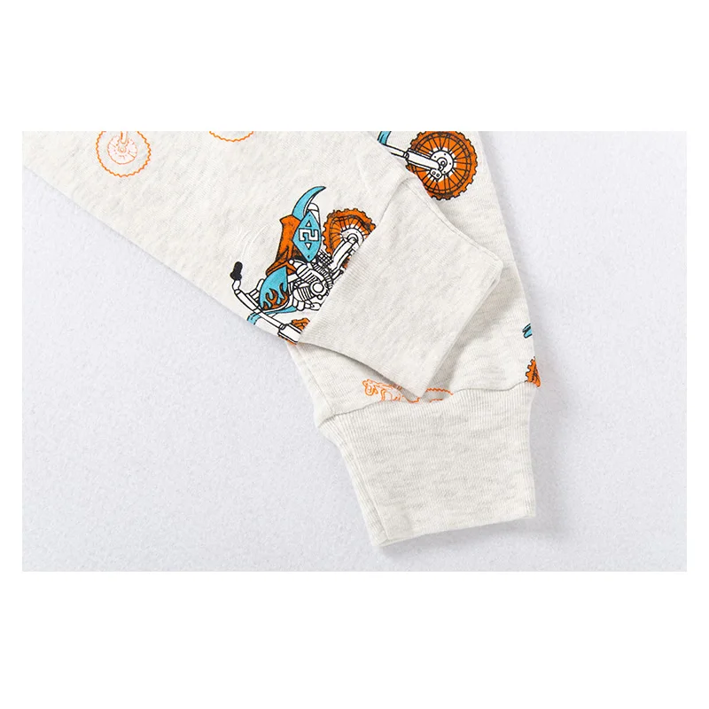 Baby Girls Long Sleeve Cotton Pajamas Sets Kids Pijamas Infantil Nightwear Boys motorcycle Sleepwear Toddler Cartoon pyjama | Мать и