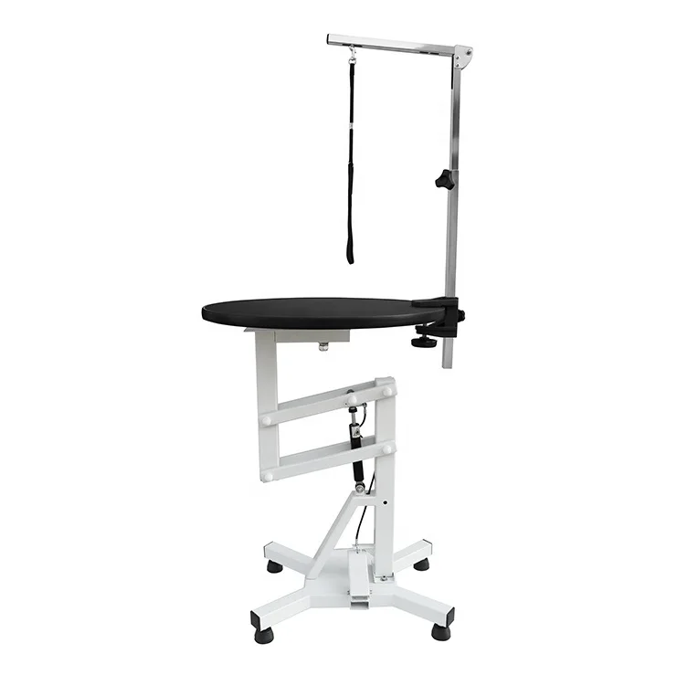 

Factory Pet round Grooming Table Hydraulic Lift-able Beauty Table Dog cat