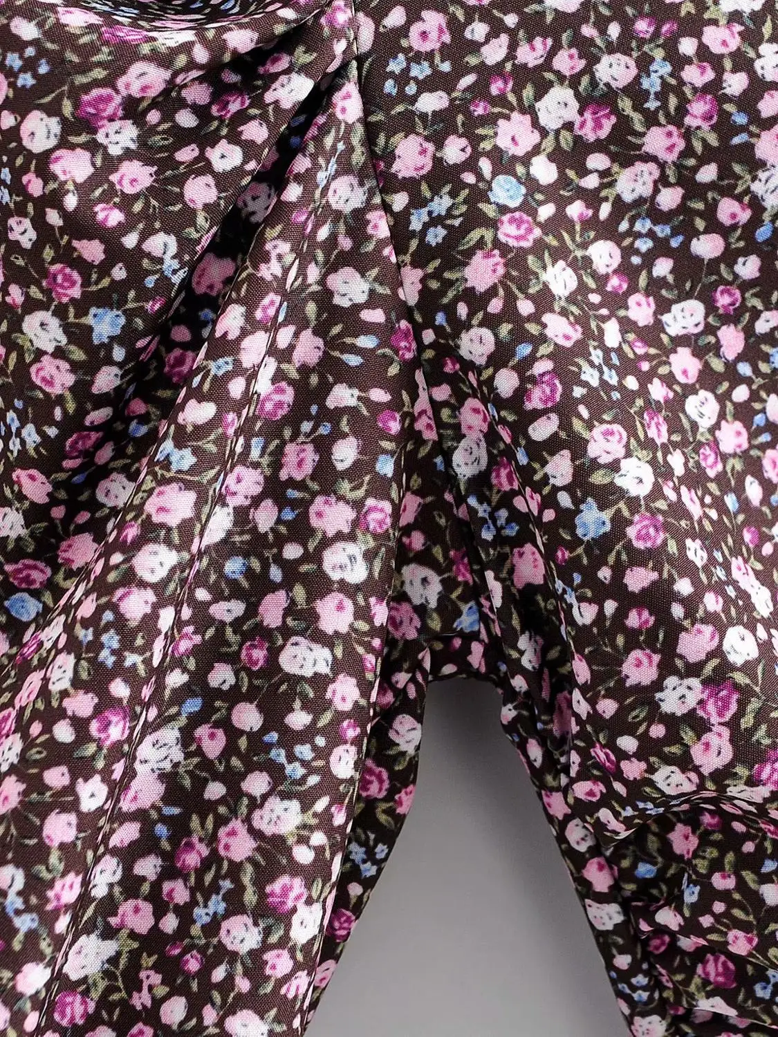 Новинка 2020 Женская винтажная плиссированная блузка с пышными рукавами и