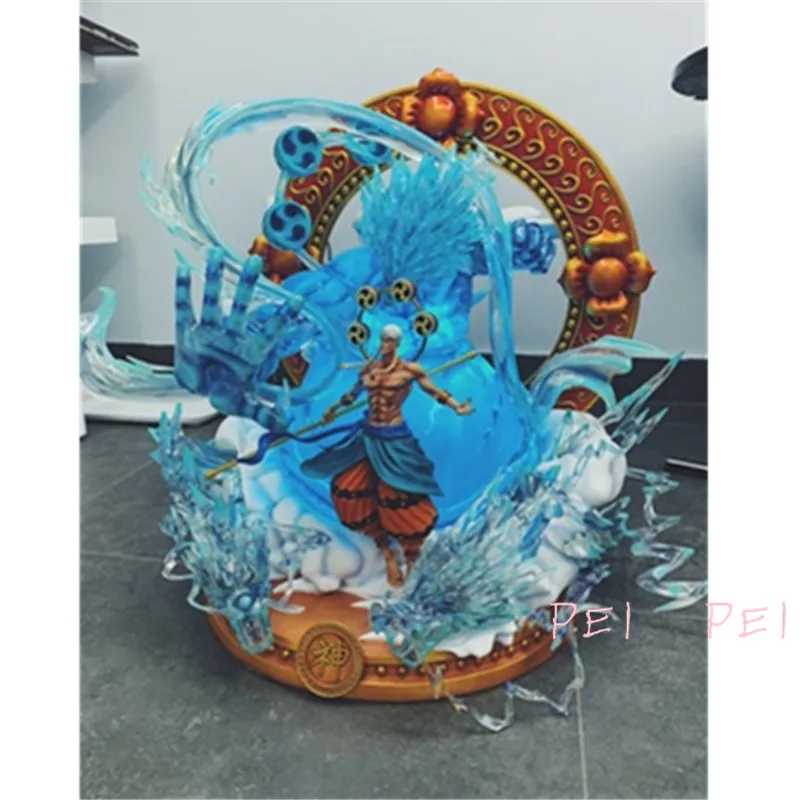 ONE PIECE Sky Piea Enel полноразмерная портретная Мужская футболка с тором статуя из смолы GK Art Craft фигурка Коллекционная модель игрушки P1613