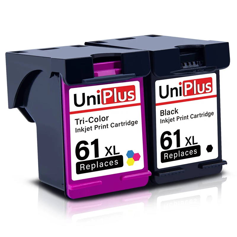 UniPlus 61XL для принтера HP чернильный картридж hp61 hp 64 XL Deskjet 2543 2544 2545 2546 2547 2548 3000 ENVY 4500