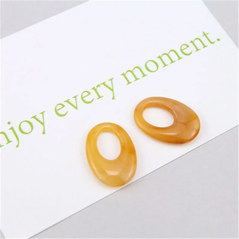 10 шт. Новинка хит продаж Модные Ретро Простые полые овальные серьги с подвеской