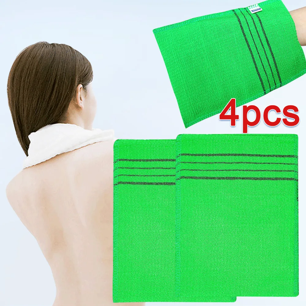 4 шт. корейское отшелушивающее полотенце для тела банное Италия массажное ухода