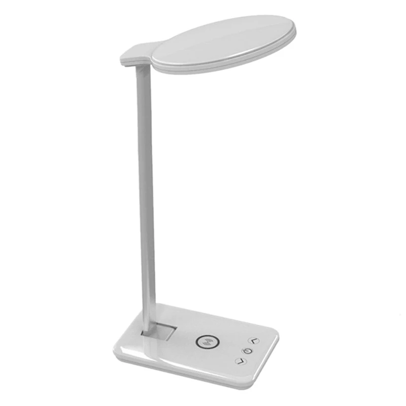 

LED Desk Lamp+10W Wireless Charger For Apple Samsung Wireless Charger Multifunctional Wireless Charger(White)