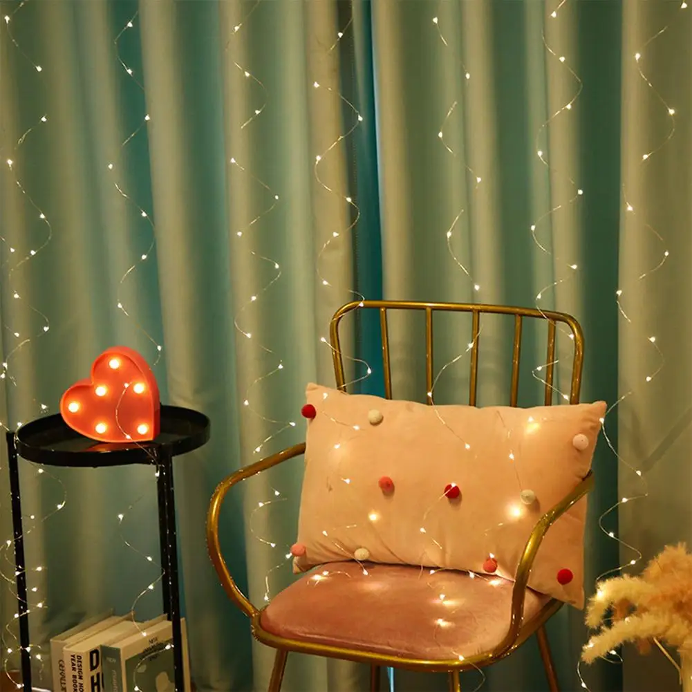 

USB LED String Lights Copper Silver Wire Garland Light Waterproof Fairy Lights For Christmas Wedding Party Decoration