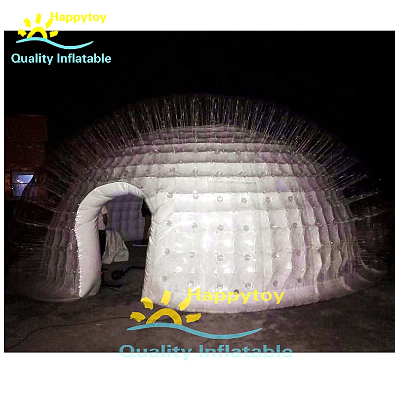 Новый дизайн высокое качество Пузырьковые вечерние pub события белый надувной igloo