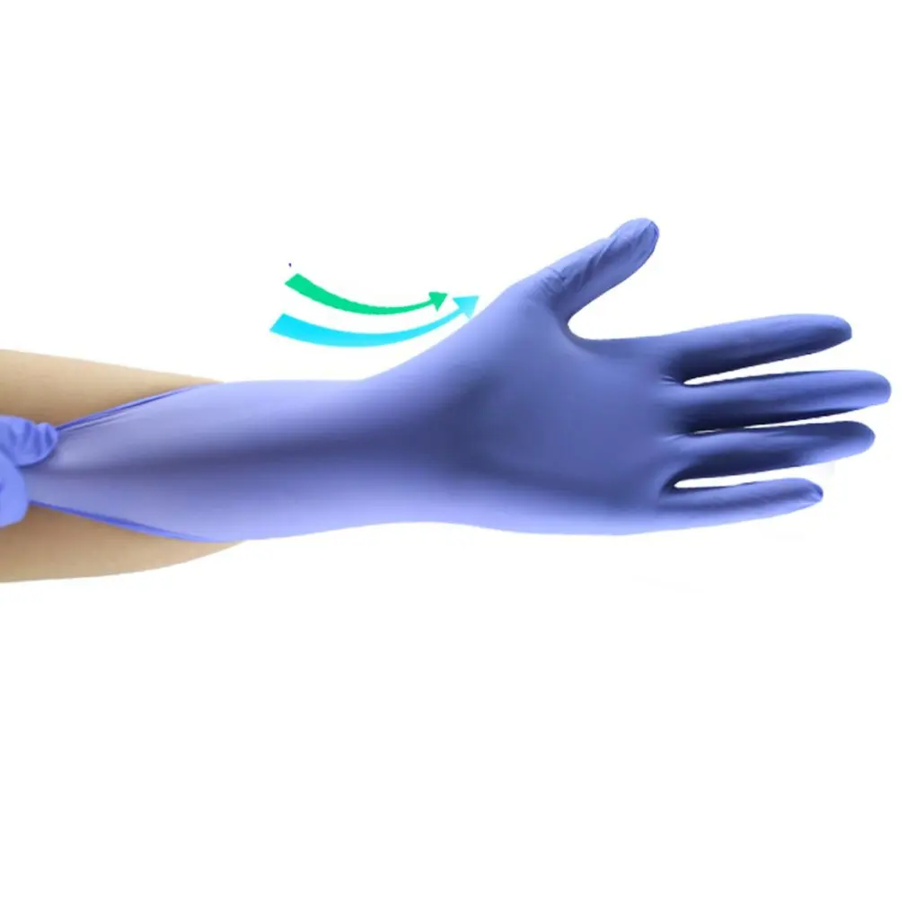 100 шт. одноразовые нитриловые перчатки маслостойкие для татуировок