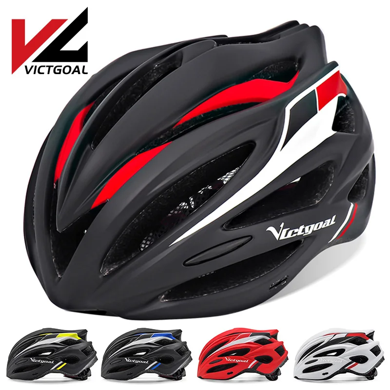 VICTGOAL Bike Helmet for Men Women Cycling Helmet LED Light Ultralight Bicycle Helmets Visor Mountain Road Bike MTB Helmets  - buy with discount