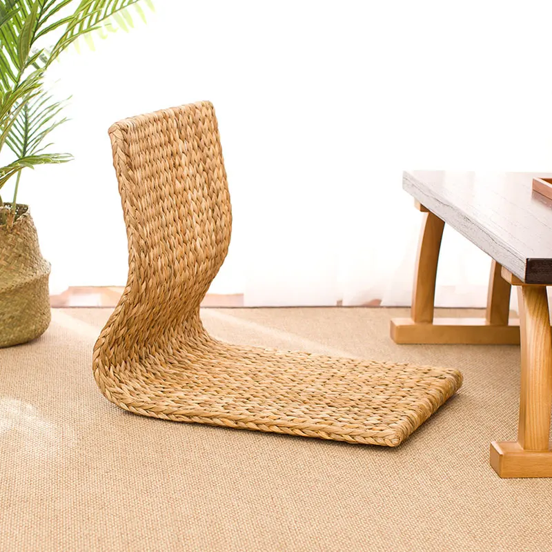 

Breathable tatami seat waist protection wooden simple bay window chair single bed computer backrest fauteuil leg-free