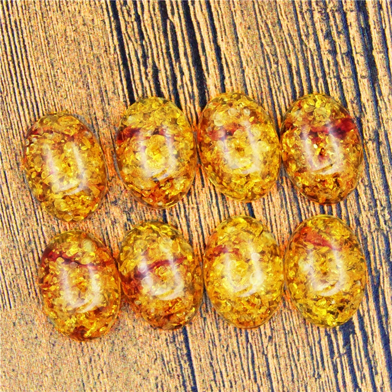 Овальное синтетическое ожерелье из янтаря серьги ювелирный набор античный