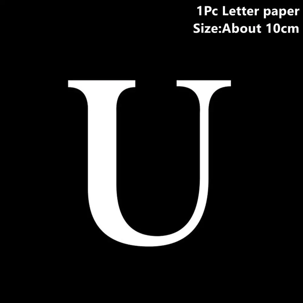 Paper Letter U Taoup детская прозрачная коробка для хранения воздушных шаров с днем рождения принадлежности для детского душа сувениры бумажная картонная коробка подарочная упаковка - Цвет: Paper Letter U