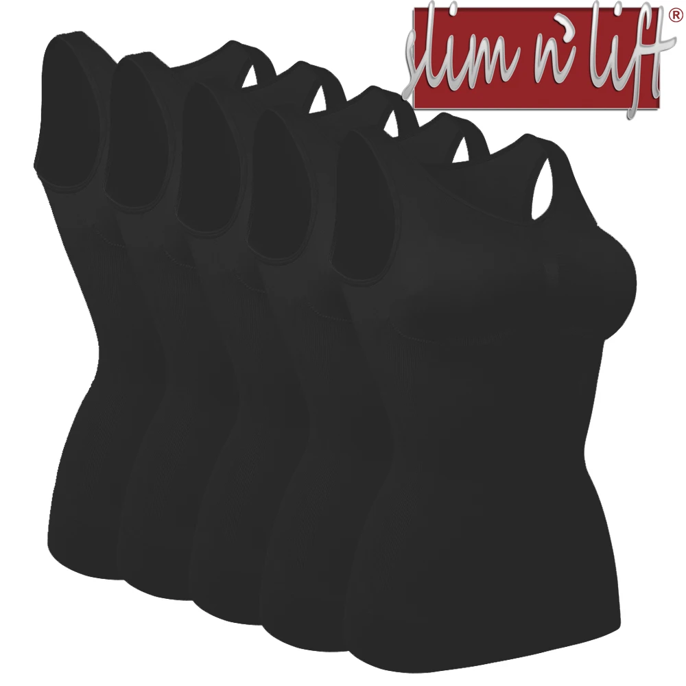 5 упаковок Genie Cami Shaper Бесшовные бюстгальтеры в оригинальной упаковке от Slim N Lift |