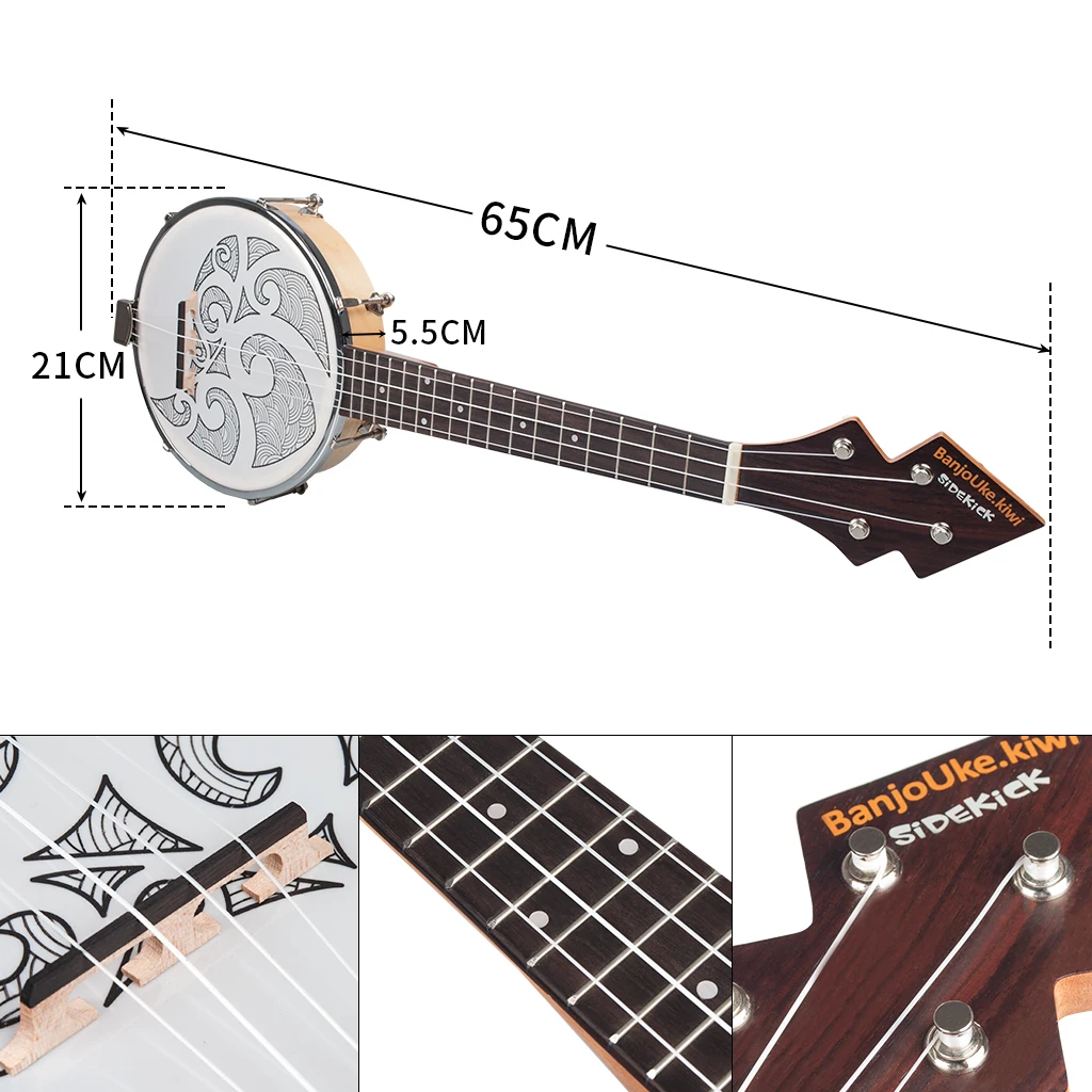 Наоми укулеле Banjolele Tenor Banjo W/Gig Bag + тюнер ремень New|Укулеле| |