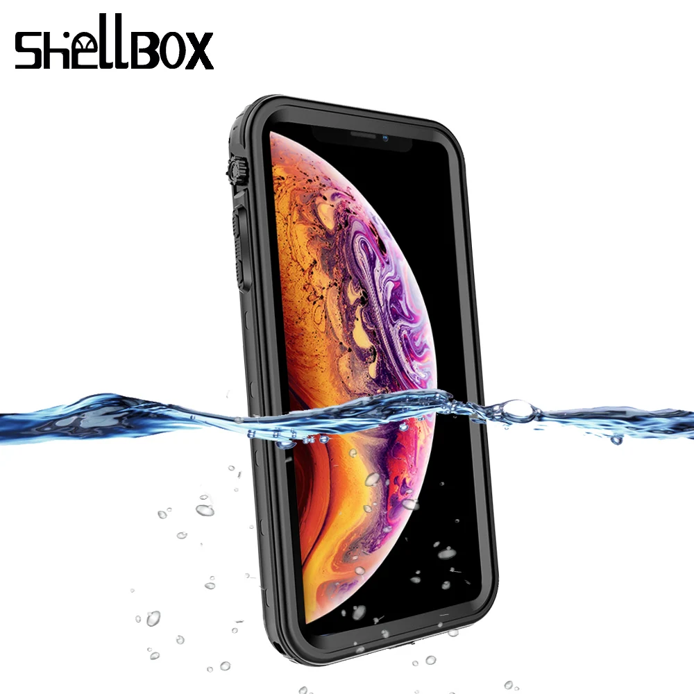 Водонепроницаемый чехол SHELLBOX для телефона iPhone XS Max ударопрочный плавания и