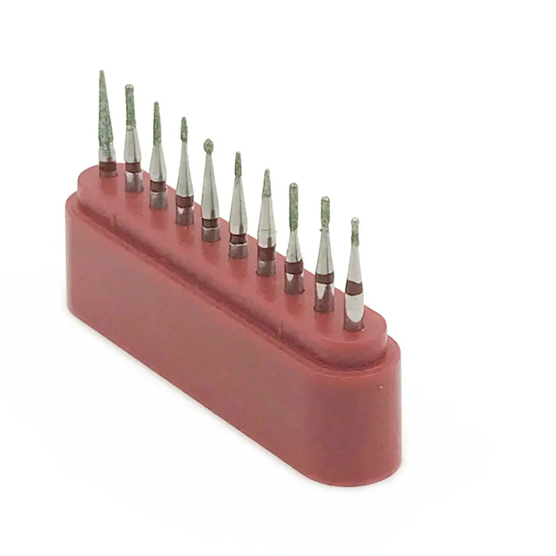 10 шт./компл. стоматологический Алмазный Набор боров для детских зубов подготовки