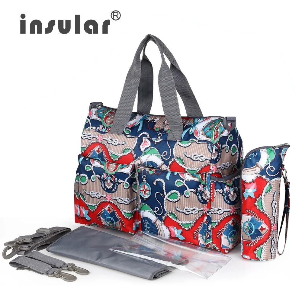 Лидер продаж элегантная сумка с принтом для мамы модная многофункциональная