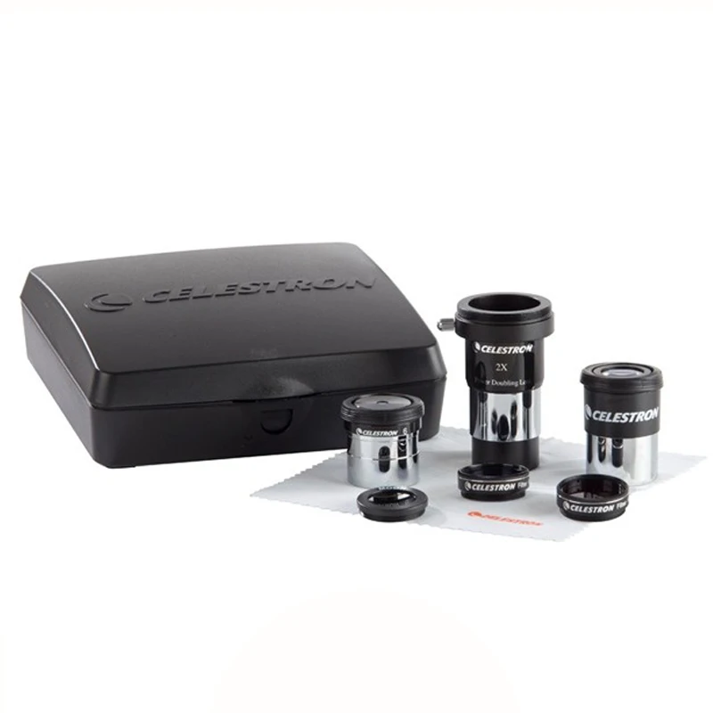 Professional ASTROMASTER ACCESSORY KIT include 2X barlow lens 6mm Ploss 15 mm Kellner Eyepiece #25 #80A Filter Moon | Инструменты