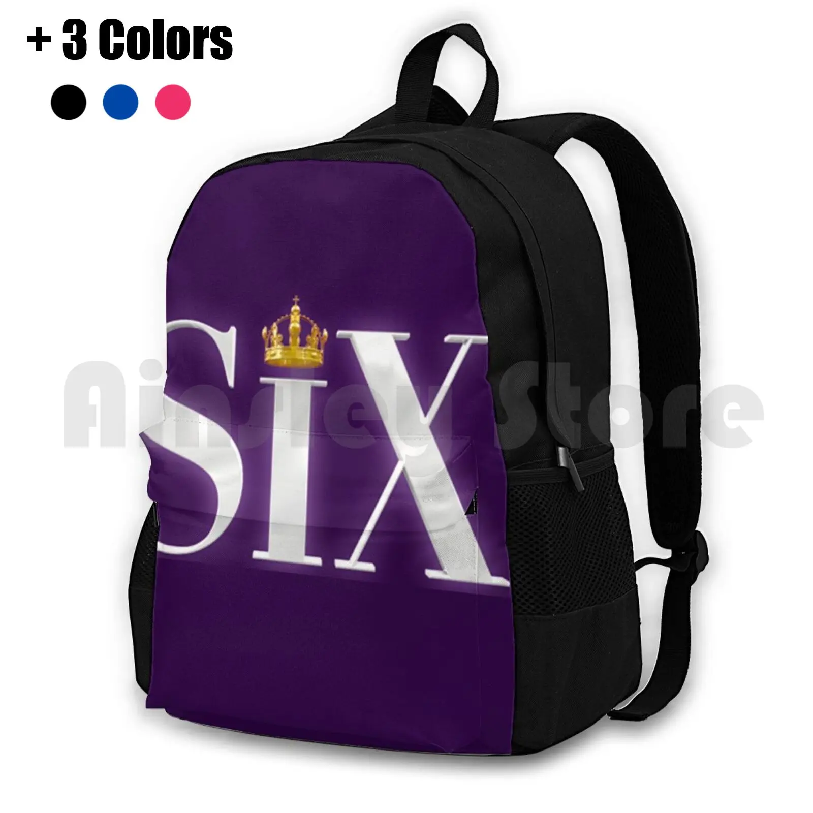 

Six Musical Logo Outdoor Hiking Backpack Riding Climbing Sports Bag Six Six Musical Henry Viii History Catherine Daragon Anne