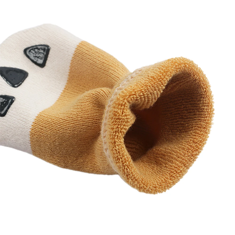 

Winter Thick New Born Girls Baby Socks Cotton Casual Meias Infantil Anti Slip Terry Socks Soft