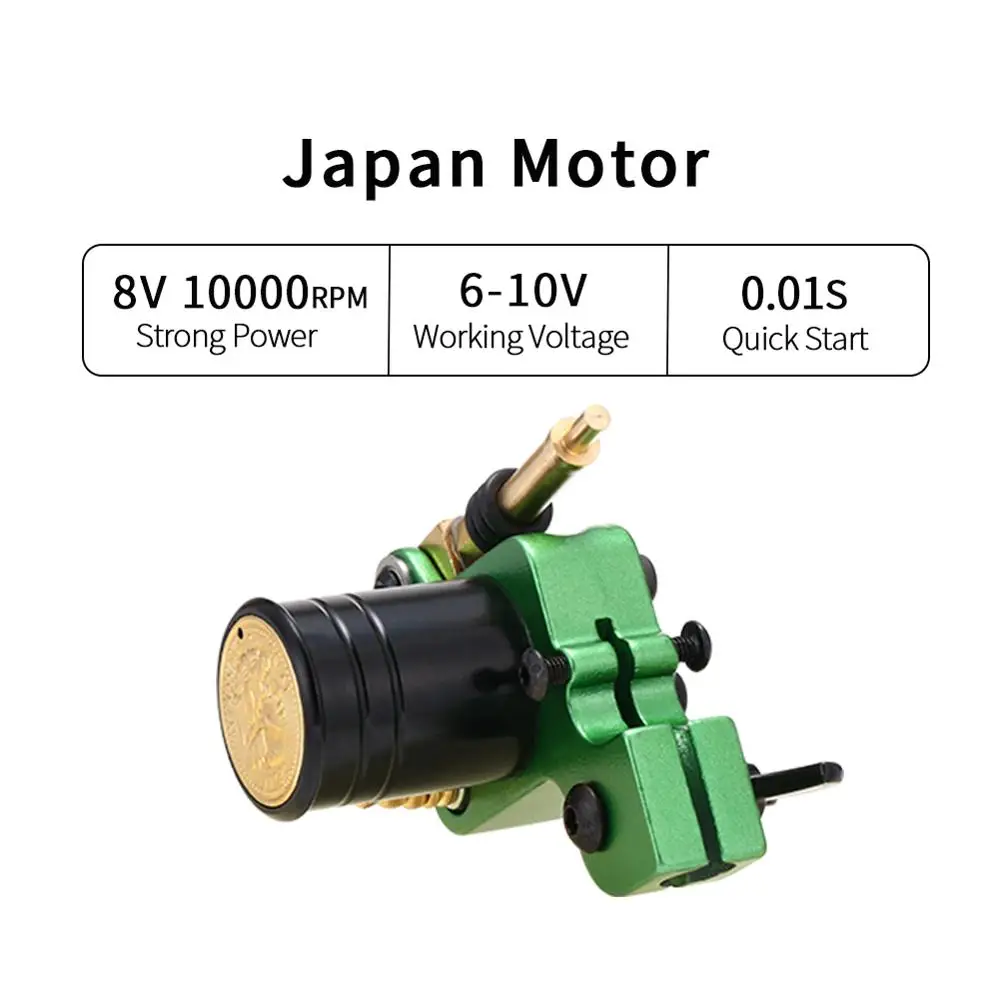 Вращающаяся машинка для татуировок с японским двигателем и рамкой из