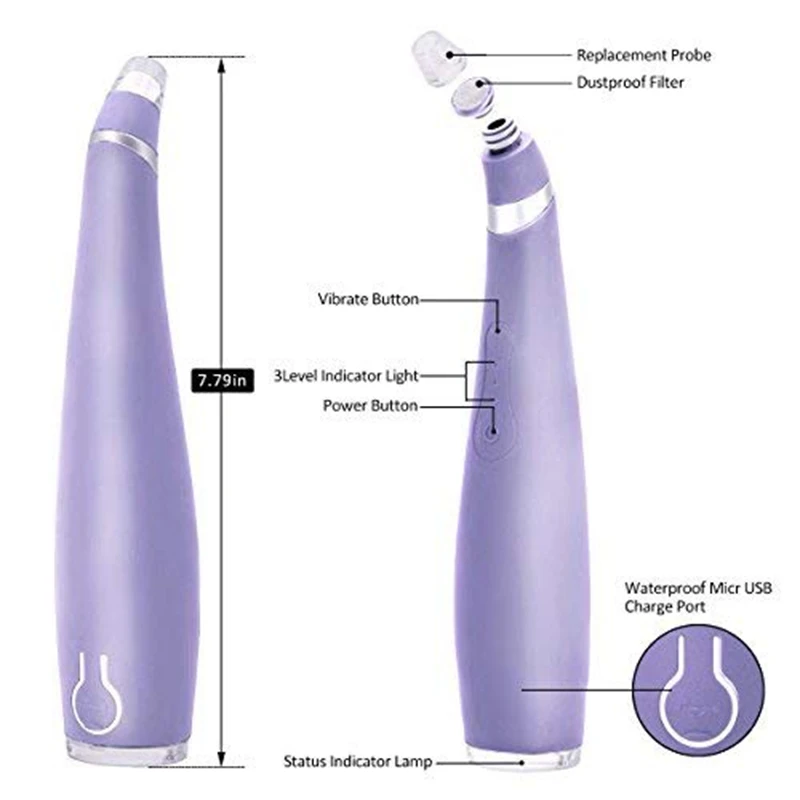 Пор вакуумное удаление угрей всасывание машина экстрактор инструмент для