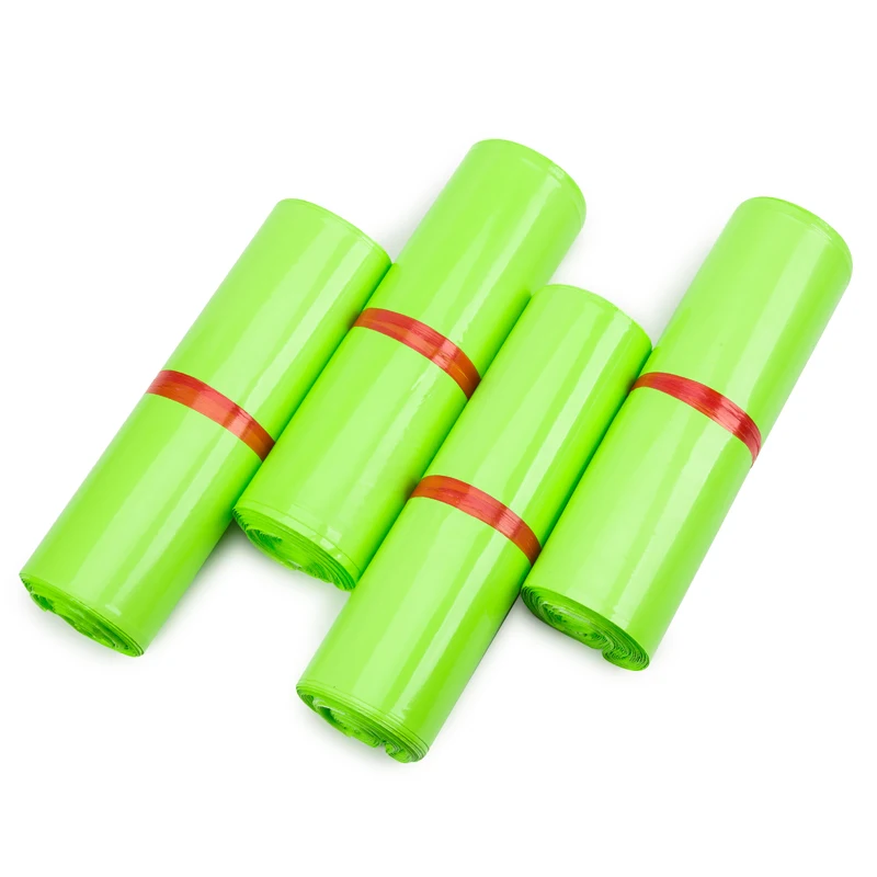 Courier packing bag manufacturer new material green thickened large 2842 custom logo 100pcs | Дом и сад