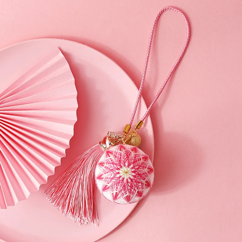 

Новинка 2020, украшение для интерьера с вышивкой, украшения для сумок, украшение для детской комнаты, колокольчик с защитой от ветра, Декорати...