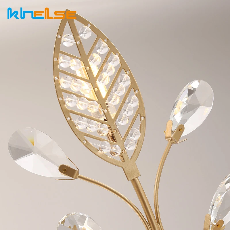 Khelse с украшением в виде кристаллов потолочный светильник Спальня лампа