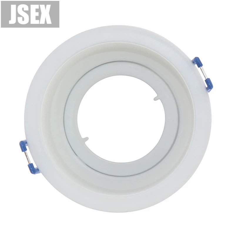 

Round Gu10 Spot Bulb Recessed Led Ceiling Light Fixtures Downlight MR16 Fitting Mounting Lights Frame GU5.3 Sockets