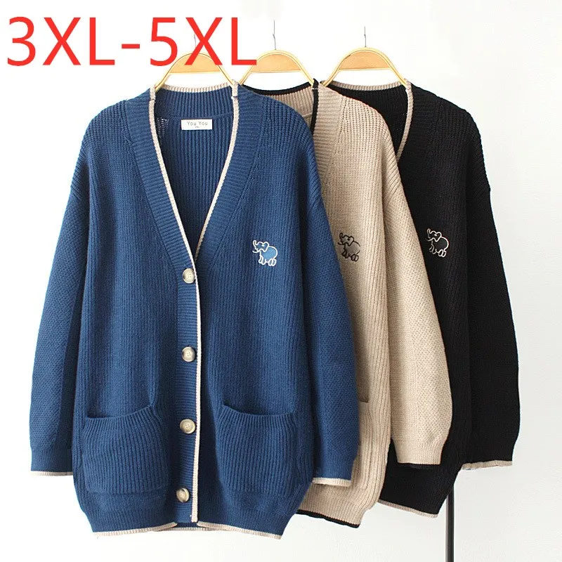 Женский трикотажный кардиган с длинным рукавом размеры до 5XL |