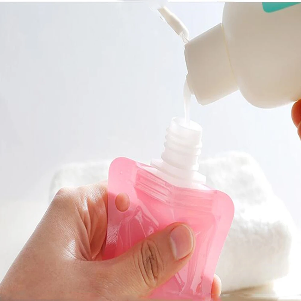 100 мл портативная прозрачная многоразовая бутылка с откидной крышкой