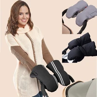 2pcs winter warm stroller gloves waterproof gloves pram accessory stroller mitten winter warm gloves pram hand muff mitten baby