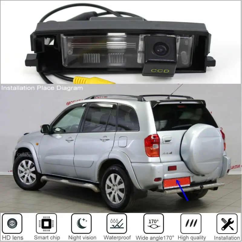 Car Rear View Camera For Toyota RAV4 RAV 4 XA30 2003 2004 2005 2006 2007 2008~2012 RAV 4 2008 Backup Camera For Parking HD Car Rear View Camera For Toyota RAV4 RAV 4 XA30 2003 2004 2005 2006 2007 2008~2012 RAV 4 2008 Backup Camera For Parking HD