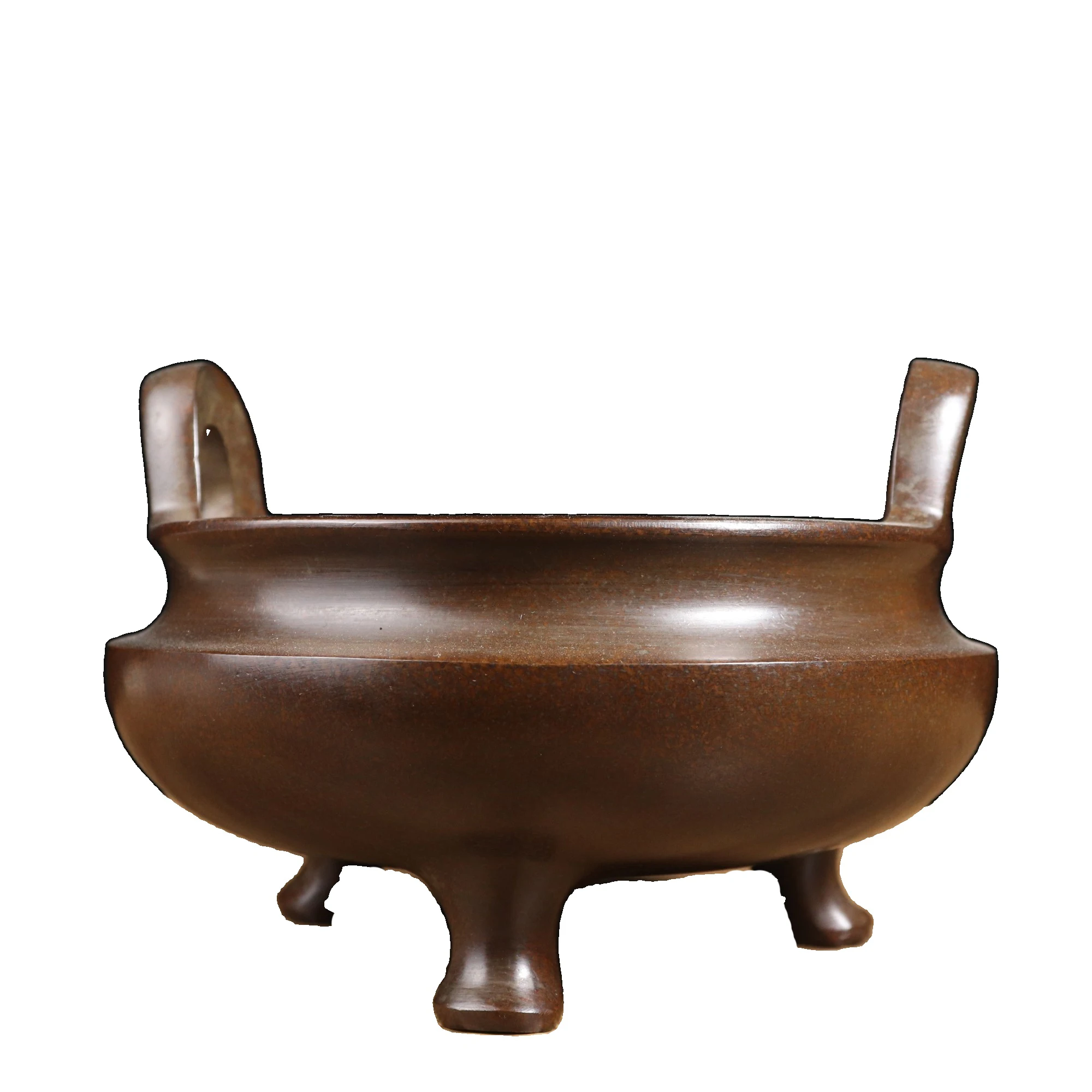 

LaoJunLu Pure Copper Horseshoe Foot Cupola Imitation antique bronze masterpiece collection of solitary Chinese traditional