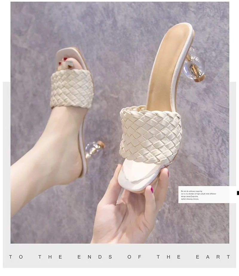 

2021 Brand Design Women Elegant Square Sandaly Toe Thin High Heels Summer Outdoor Beach Shoes Gladiator Ladies Sandals