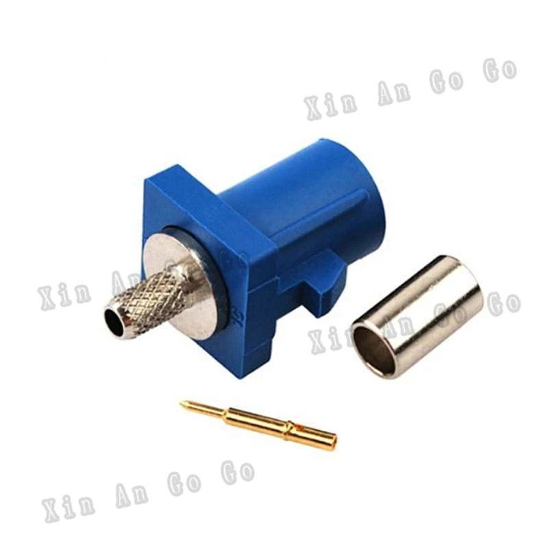 

Wholesale 10PCS GPS devices FAKRA "C" male connector 4004 SMB male Plug pin crimp for RG316 RG174 cable