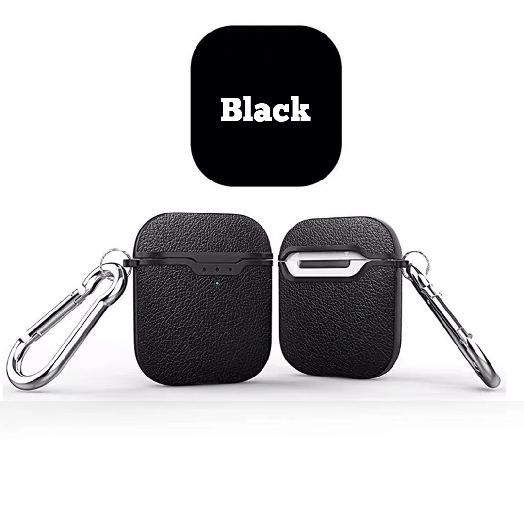 McGeSin Наушники кожаный чехол для Apple Airpods беспроводные наушники защитный чехол для Airpod аксессуары i12 i10 TWS наушники