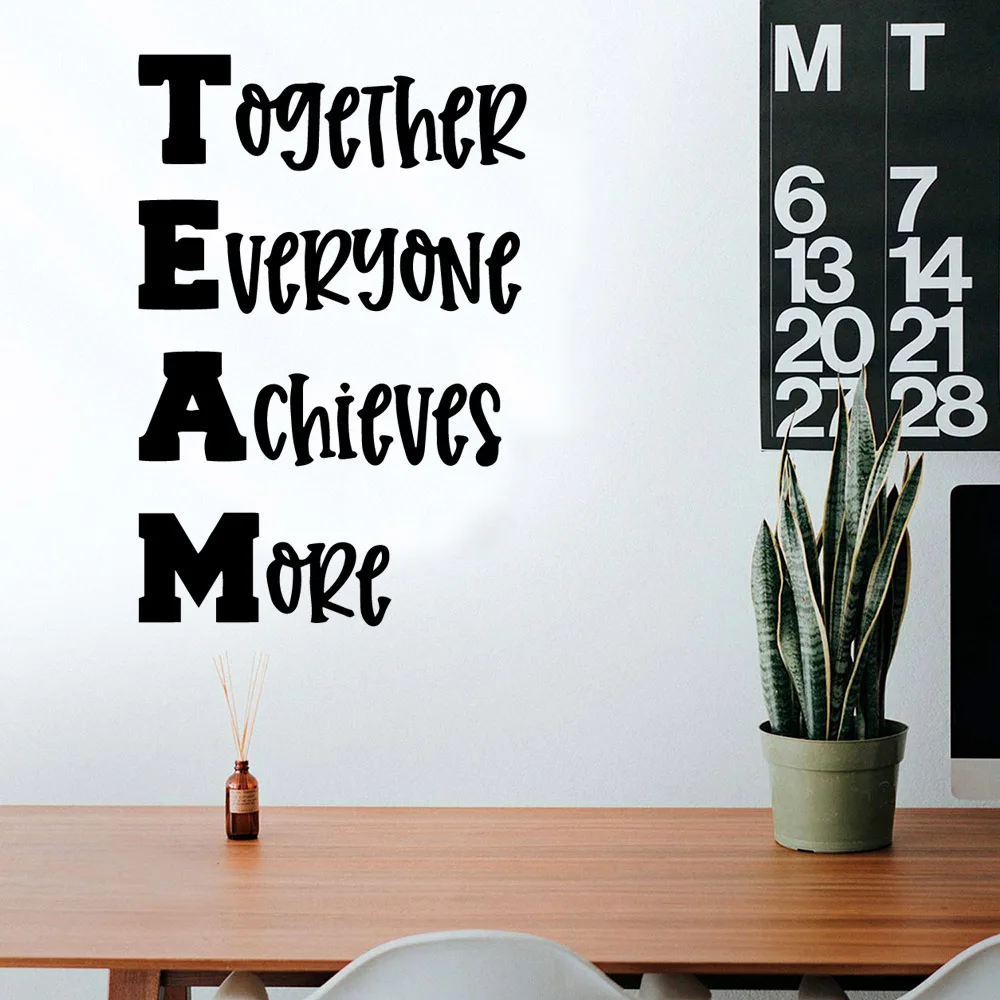 Настенная Наклейка Beauty Team Sentence настенная наклейка фрески питомника украшение