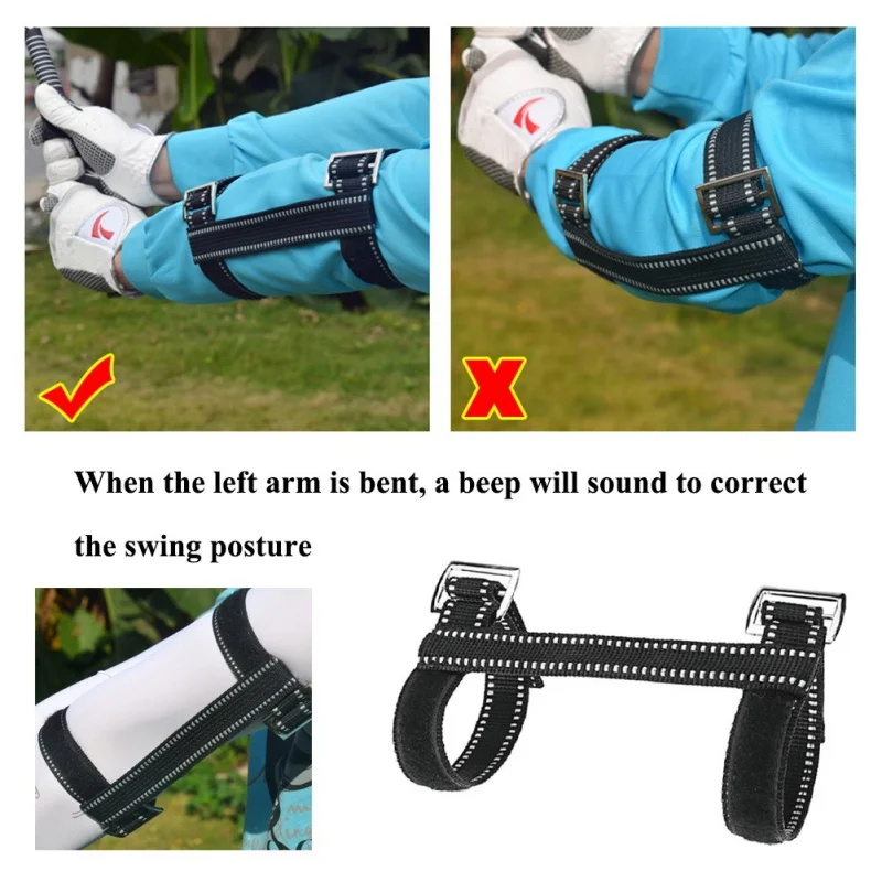 

Golf Swing Training Straight Practice Elbow Brace Arc Corrector Aids Arm Band Arm Crank Alerter Swing Exerciser Correction Belt