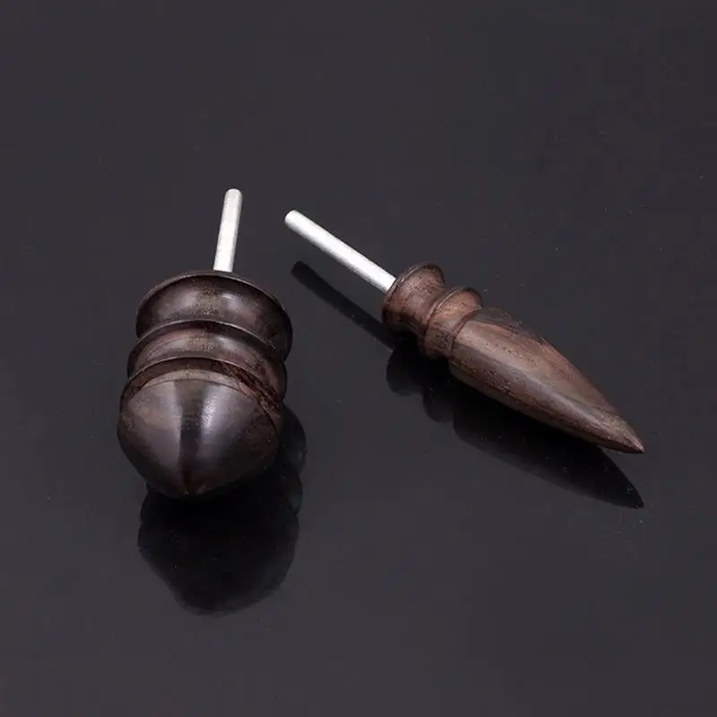 Leather Edge Electric Polishing Slicker Flat/Pointed Head Sandalwood Leathers Craft DIY Tools Tip Burnisher Sewing Tool | Дом и сад