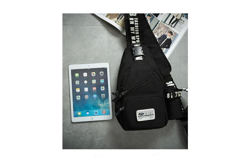 Yufang Мужская функция крутая Повседневная нагрудная сумка мужская упаковка Оксфорд Высококачественная брендовая мужская сумка-мессенджер дизайнерская сумка