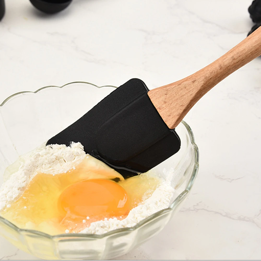 

Silicone Wood Turner Soup Spoon Spatula Brush Scraper Pasta Gloves Egg Beater Kitchen Cooking Tools Kitchenware Drop Shipping