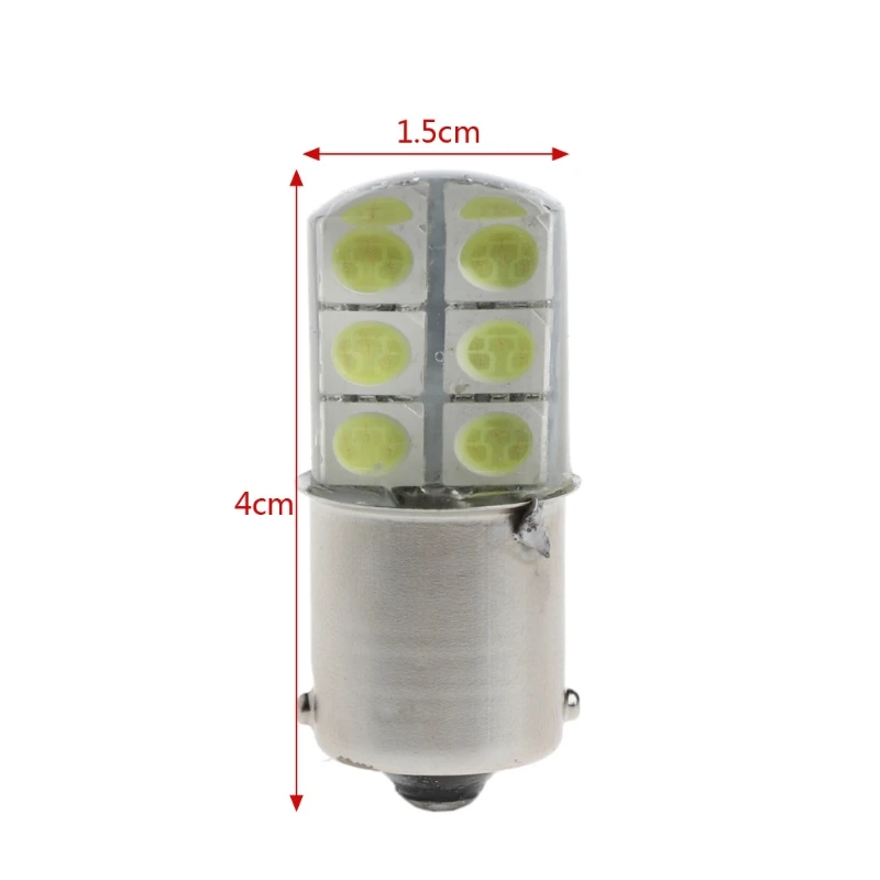 DC 12V Свет автомобиля COB 1156 BA15S 5050 SMD 12 светодиодный сигнал поворота лампы