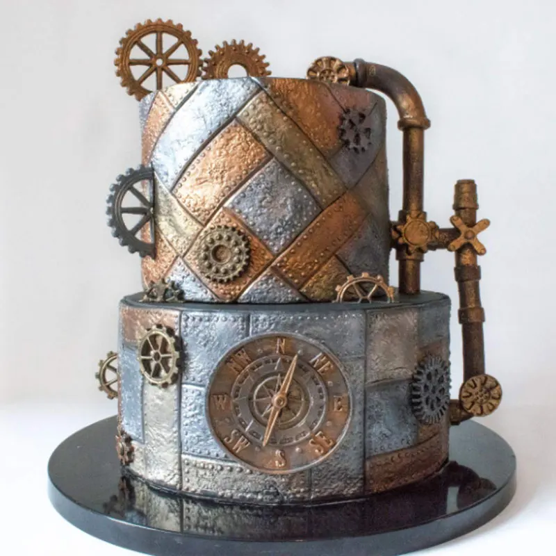 Античный компас силиконовая помадка инструмент для украшения конфеты глина