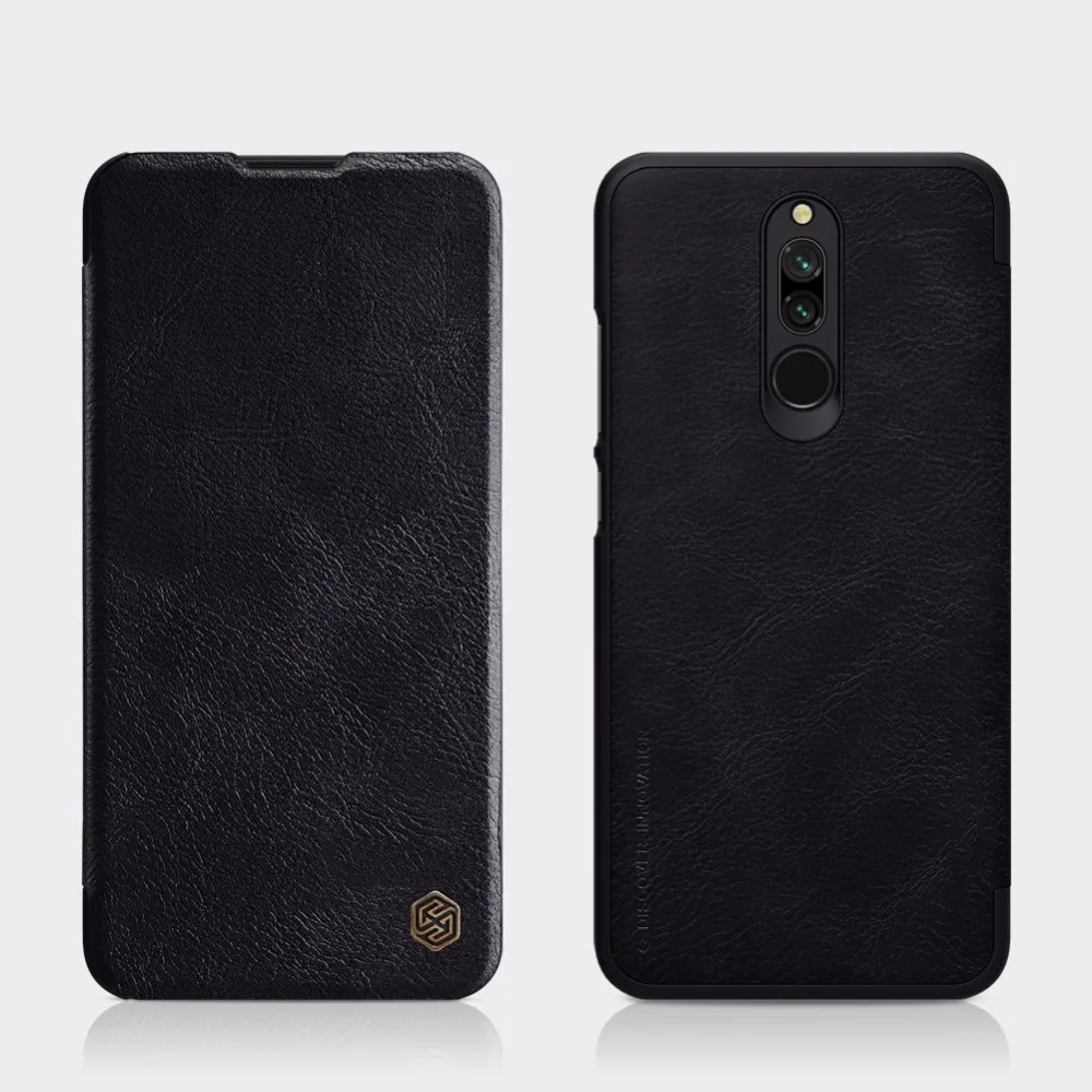 Чехол для xiaomi redmi 8, чехол NILLKIN Qin, винтажный кошелек, флип-чехол, чехол, funda для xiaomi redmi 8, флип-чехол из искусственной кожи чехол