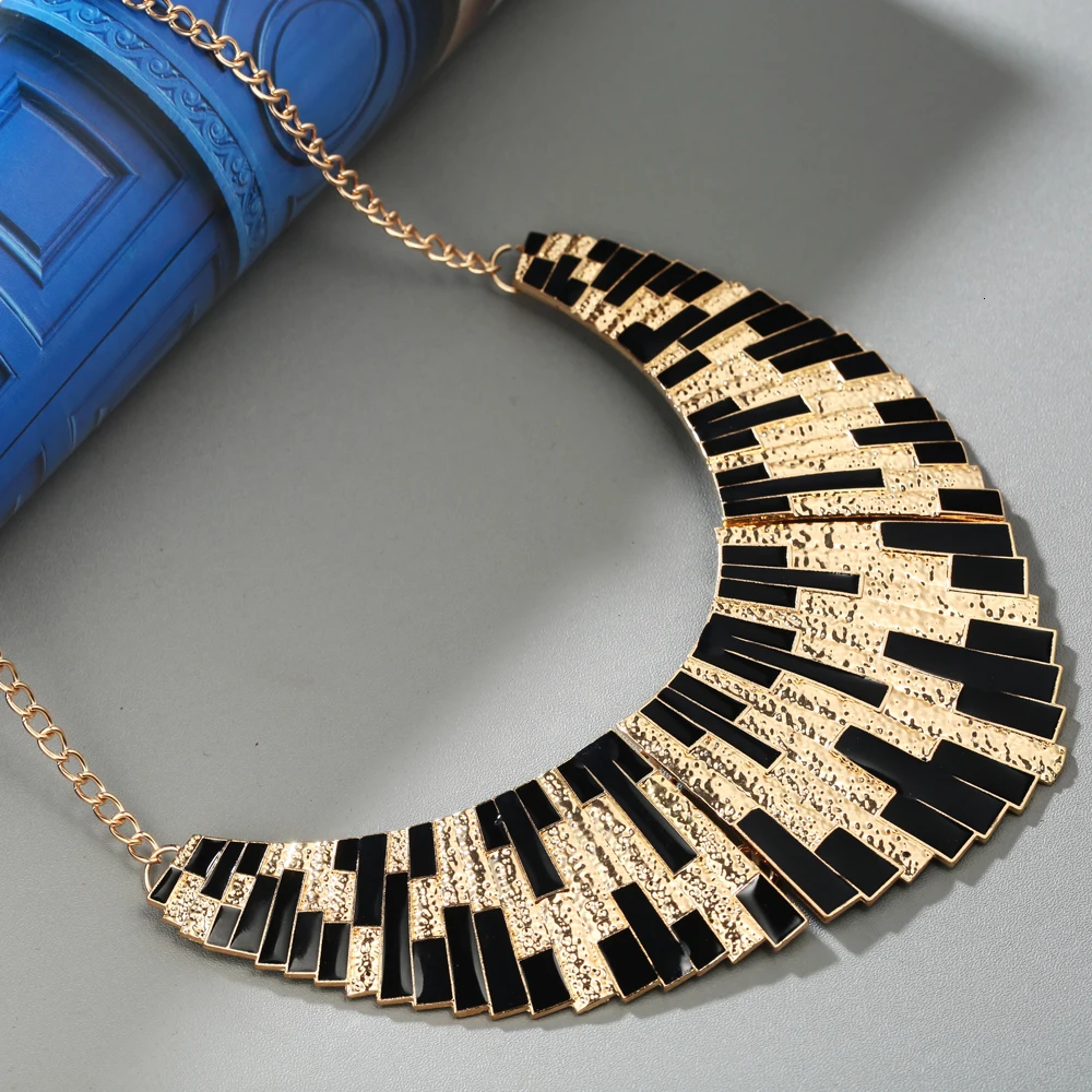 Макси ожерелье винтажное массивное ожерелье s& Подвески для женщин Bijoux модное эмалированное колье ювелирные изделия