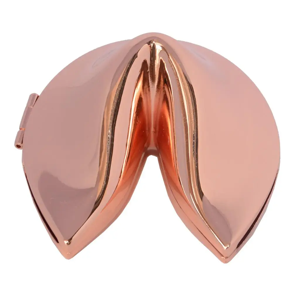 Розовое золото печенье шкатулка металлическая для украшений из сплава Свадебные